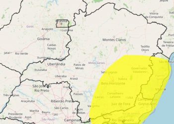 Grande BH e parte de MG ficam sob aviso do Inmet de perigo potencial para tempestades